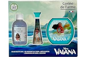 CORINE DE FARME Estuche Vaiana EDT 30 ml+ Espuma de Baño 300 ml + Caja de merienda