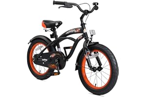 ‎BIKESTAR BIKESTAR Kinderfahrrad für Jungen ab 4-5 Jahre | 16 Zoll Kinderrad Cruiser | Fahrrad für Kinder | Risikofrei Testen