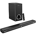 Zebronics Zeb-JUKEBAR 9001 PRO Dolby, 120W Multimedia soundbar with subwoofer Supporting Bluetooth, HDMI(ARC), Optical Input, AUX,USB, Dolby Digital Plus and Remote Control (Black)