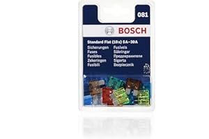 Bosch Pack of 10 standard fuses from 5 A to 30 A