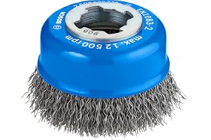 1x PRO Metal Clean ståltrådsborste, vågformad tråd, X-Lock