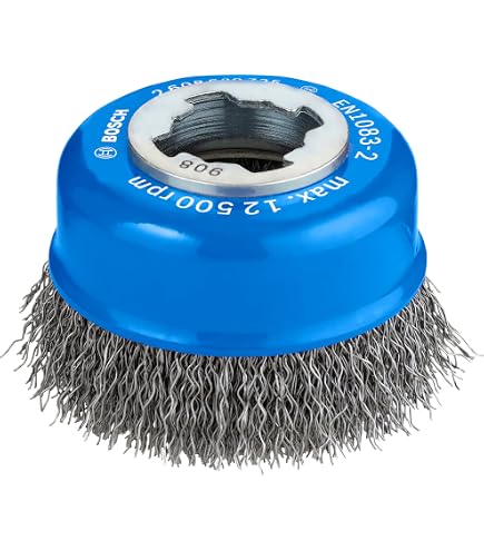 PFERD POLIFAN STRONG, 10 pezzi, 125 mm, Z50, X-LOCK (22,23 mm), SGP Steel 67788128 – per la massima rimozione e minore consumo di dischi