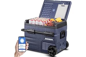 BODEGA 45L Frigo Portatile, Frigorifero Auto, -20℃ a 20℃, Doppia Zona,Controllo APP WIFI, 12/24V DC e 100/240V AC, Per Auto, Camion, Camper, Barca E Presa Di Corrente…