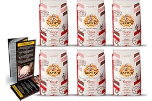 ‎DELICRET THE DELICATE SECRETS OF THE WORLD DELICRET - 6x1kg Caputo Cuoco + Original Pizzarezept und Tipps | Gehzeiten bis 24-72h | Pizzamehl Typ 00 | Pizza Mehl