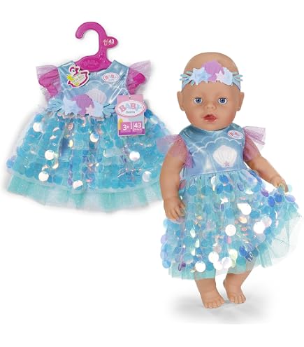 Baby Born Vêtements pour poupées Kit de la princesse des glaces 43 cm Baby Born Vêtements pour poupées Kit de la princesse des glaces 43 cm
