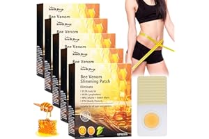 JADYON Abnehmen Patch, 50 Stück Bienengift Lymphdrainage Schlankheitspflaste, Abnehmen Schnell Fettverbrenner Slim Patch Bienengift Abnehmpflaster, Anti Cellulite&Fat Burning Slim Patches für Bauchfett Eimer