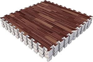 GORILLA SPORTS® Tapis de Protection Fitness Puzzle - 8 Dalles, 60x60 cm, Épais 12 mm, Antidérapant, Mousse EVA, en Couleurs - Tapis de Sol, Matelas pour Salle de Sport, Exercice, Garage, Gym, Piscine