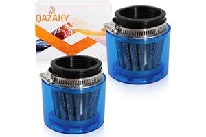 QAZAKY 2pc 38mm 39mm 40mm 1.5inch Air Filter Cleaner Splash Proof Plastic Cover for Motorcycle ATV Scooter Quad Go Kart Moped Pit Dirt Bike 50cc 90cc 110cc 125cc 140cc 150cc GY6 PZ22 PZ25 PZ26 PZ27
