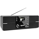 TechniSat DIGITRADIO 371 CD IR – Stereo Internetradio (DAB+, VHF, CD, WLAN, streaming audio Bluetooth, display a colori, USB,