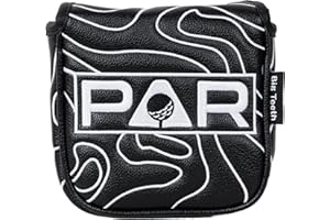 BIG TEETH Golf Club Head covers Irons/1FH/Driver/Fairway/Hybrid/Putter PU Leather PAR Pattern