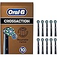 Oral-B Cross Action Testine Spazzolino Elettrico, Confezione da 10 Testine di Ricambio, Setole Angolate che si Adattano a ogn