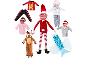 ELVES BEHAVIN' BADLY Elfos se comportan Mal Elfo Travieso Juguete Suave con Atuendo - Disfraces de Elfo Travieso - Accesorios de Elfos tontos