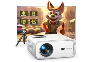 【Netflix/Android TV & Enfoque Eléctrico】 Proyector 4K, 30000 Lúmenes WiMiUS WiFi Bluetooth Proyector Full HD 1080P Nativo Auto Keystone, Zoom 50% Proyectors WiFi Cine en Casa HDMI/USB/PS5 con Trípode