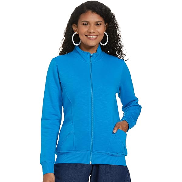 Buy MOCA by Monte Carlo Women's Cotton Blend Round Neck Sweatshirt  (221049684_Blue_L) at Amazon.in