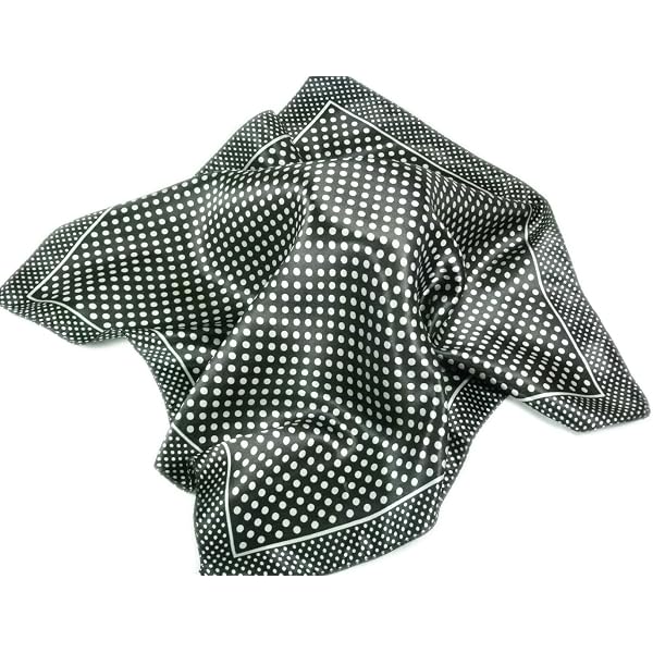 Cream With Black Spots Polka Dots Celebrity Fashion Shawl Scarf 160cm X 48cm Posted By Fat-Catz