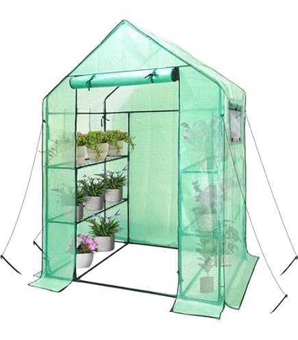 TTL Garden Foliengewächshaus 195 x 143 x 73 cm grün - Tomaten