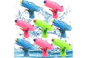 Lets Joy Wasserpistole Spielzeug für Kinder, 8 Stück Wasserspritzpistolen Klein, Wasserpistole Kinder Spritzpistole Wasser Set, Water Blaster Spielzeug für Sommer Outdoor Wasserspaß