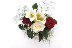 Arteks Blumen Blumenstrauß Blumentorte Größe L-XXL Blütenzauber Bunte Blumentorten mit Filz Stoff kostenloser Glückwunschkarte XL (Herz)