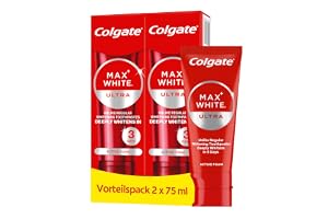 Colgate Tandkräm Max White Ultra Active Foam 2 x 75 ml – vitare tänder på 3 dagar