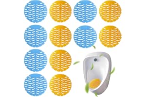 Vueinrg 12 Pezzi Schermi per Orinatoi Con Profumo Urinal Screen per Urinatorio Anti-Splash & Odori Neutralizzatore Filtro per Urina Deodorante per Bagni di Uffici Palestre e Scuole