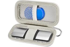 ALKOO Heart Monitor Case Compatible with AliveCor Kardia Mobile ECG/for KardiaMobile 6L for Apple and Android Device - CASE ONLY (Black&Gray)