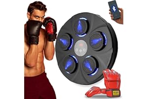 SUNFORSKY Maquina de Boxeo Musical, Boxing Machine, Maquina de Boxeo con Musica, Musical Boxin para Niños y Adultos, incluye guantes de boxeo