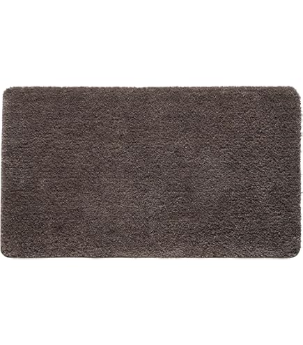 MIULEE Badmat antislip absorberende badkamer zachte luxe douche kleine mat deurmat binnen tapijten keuken tapijten tapijt mat wasbaar voor badkamer slaapkamer keuken ingang 40x60 cm diep paars