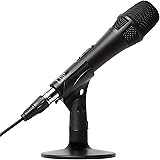 Marantz Pro M4U – USB Condenser Microphone with Audio Interface, Mic Cable and Desk Stand – For Podcast Projects, Streaming a