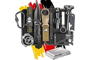 ‎VEITORLD Survival Kit Nikolaus Geschenke für Männer Weihnachten - Coole Geburtstagsgeschenk Ideen für Freund Papa Ehemann Bruder Teenager, Outdoor Survival Ausrüstung für Camping Abenteuer