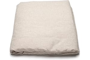 LinenMe Bettbezug 135 x 200 aus 100% Leinen - Deckenbezug, Bettdeckenbezug, Gewaschene Leinen Bettwäsche 135x200 cm - Natural