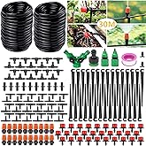 DONGQI Garden Irrigation System, 149 PCS Drip Irrigation System, 30 m Irrigation Kit with Adjustable Nozzle Sprayer and Autom
