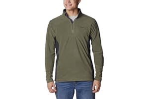 ‎COLUMBIA Columbia Klamath Range 2 Half Zip, Bluza Polarowa Mężczyźni, Stone Green/Shark, M