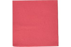 LE NAPPAGE ARTS DE LA TABLE 50 tovaglioli microgoffrati 24x25 cm 2V 100% Nature Rosso - FSC