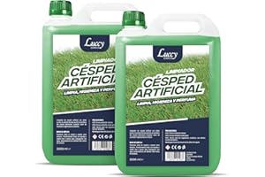 LUCCY Higienizador Césped Artificial 2 x 2 Litros | Limpiador para Césped Artificial, Higienizador Concentrado Triple Acción, Eliminador de Olores