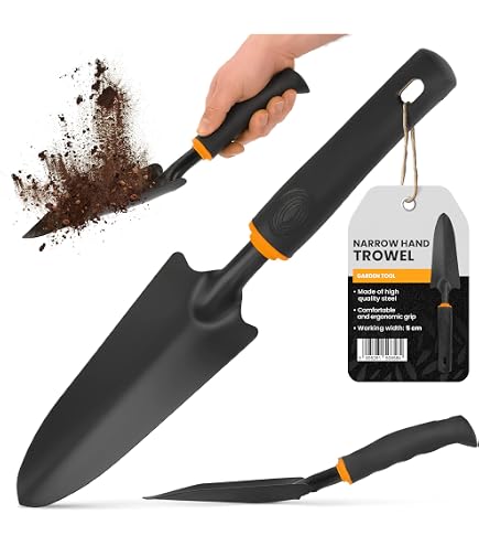 Cazzuola Da Giardino Multiuso | Pala A Mano In Metallo Antiruggine, Manico Ergonomico, 28x7x9 Cm, Per Piantare, Scavare, Gioco Sabbia
