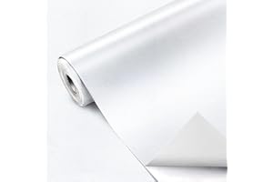 GELAISI 20*200cm Patch de Réparation en Cuir,Papier Peint Auto-Adhésif en Cuir PU Patch de Réparation Kit pour Réparation et Rénovation de canapé,sac à main,meubles,sièges de voiture(1 Rouleau Blanc)