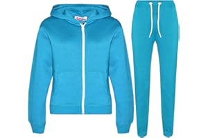 A2Z4KIDS A2Z 4 Kids Unisexo Plain Chandal Hoodie Con Joggers Jogging Sudadera Deportes Activewear Set Niños Chicas Niños Edad 2-13 Años