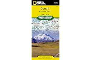 National Geographic Denali: National Park & Preserve Alaska, USA : Trails Illustrated Map.