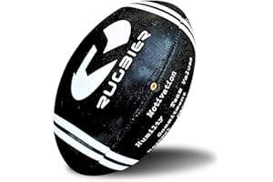 RUGBIER – Balón de Entrenamiento para Rugby - Talla 5 Training – Alta Gama - Entrenamiento y Juego - Categorías Masculinas y Equipos Senior – Retro