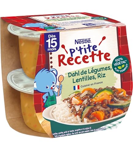 Plat bébé du soir dès 15 mois Crème de Légumes Epices et Pâtes Coquille Blédiner BLEDINA : les 2 bols de 200g à Prix