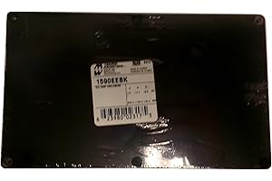 Enclosures, Boxes, & Cases 7.88 x 4.73 x 3.17 BLACK by Hammond Manufacturing