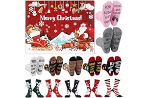 Joxessaien 12 Paare Weihnachtssocken Damen Adventskalender 2025, Kuschelsocken Frauen (Größe 35-42), Flauschige Socken Weihnachtskalender, Geschenke für Weihnachten Erwachsene