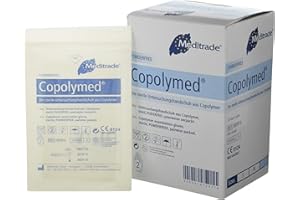 Meditrade 8091L Copolyme Sterile Individually Wrapped Sterile Examination Gloves, Powder Large (Pack of 100)