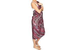 Mienloco Sarong Paréo/Foulard de plage pour femme