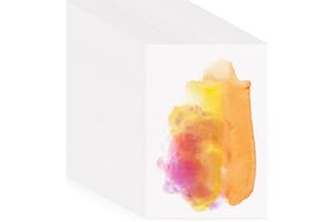 WSICSE 120 Sheets Watercolour Paper A5, 140 lb/300 GSM Cold Press Water Colour Paper for Students Adults Artists Drawing Painting Supplies Postcards, White