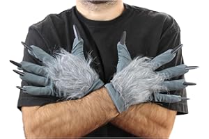 Fartoni Guantes Hombre Lobo para Niño o Adulto - Garra - Accesorio Halloween Genial