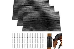 3 stycken 360 x 300 mm skrapborste hästborste, klösmatta häst med 60 pinnar komplett massageborstset lindrar klåda, koborste