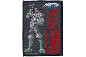UNKNOWN Anthrax I Am The Law Unisex Patch multicolour,