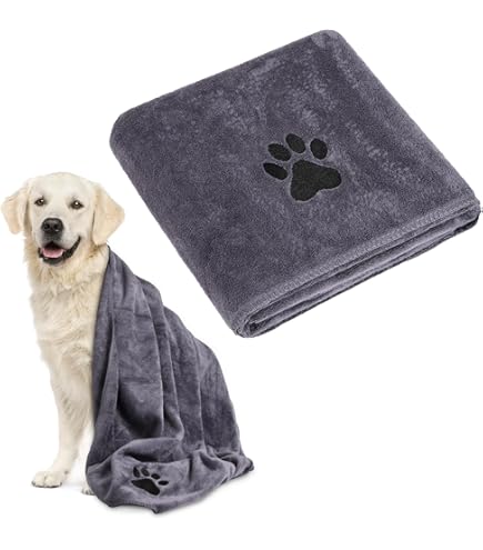 Nobleza Hondenbadjas, XL hondendroogjas, hondenhanddoek gewaad Nobleza Hondenbadjas, XL hondendroogjas, hondenhanddoek gewaad