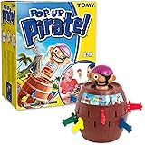 Tomy - Pop Up Pirate Bambini Gioco Di Abilità Fino-Motorie, T7028A1
